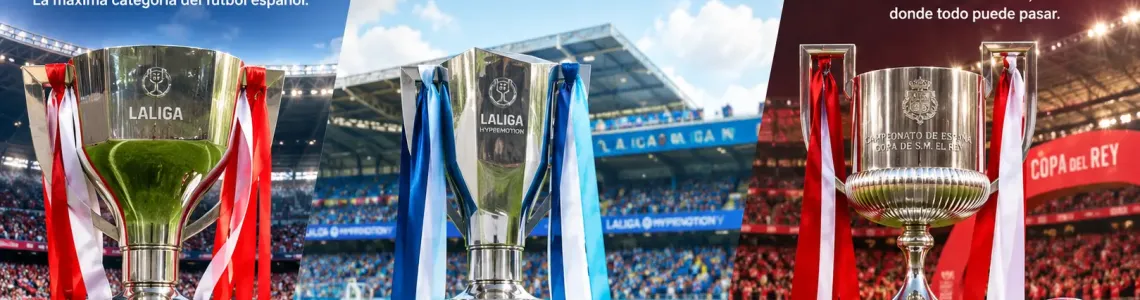 Conocer el sistema de competiciones del fútbol español: ¿qué son La Liga, LaLiga Hypermotion y la Copa del Rey?