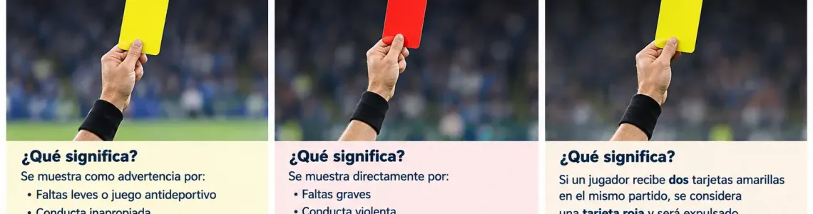 Conocimientos básicos para aficionados: distinguir las reglas de la tarjeta amarilla, la tarjeta roja y dos amarillas que se convierten en roja