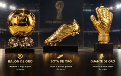 Guía para nuevos aficionados: ¿qué diferencias hay entre el Balón de Oro, la Bota de Oro y el Guante de Oro del Mundial?
