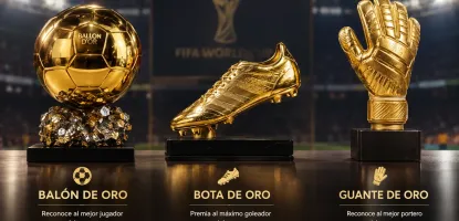 Guía para nuevos aficionados: ¿qué diferencias hay entre el Balón de Oro, la Bota de Oro y el Guante de Oro del Mundial?