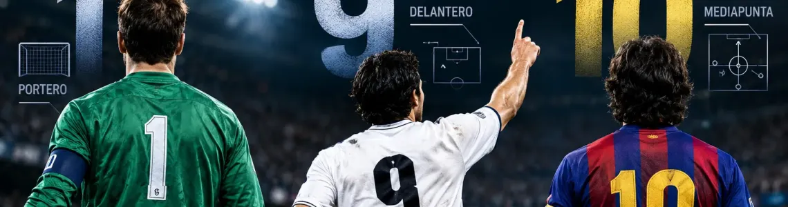 Los números legendarios del fútbol y sus posiciones: ¿por qué son tan especiales el 1, el 9 y el 10?