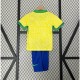 Camiseta Brasil 2024/2025 Local Niño Kit