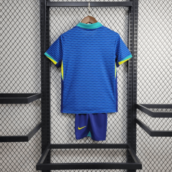 Camiseta Brasil 2024/2025 Visitante Niño Kit