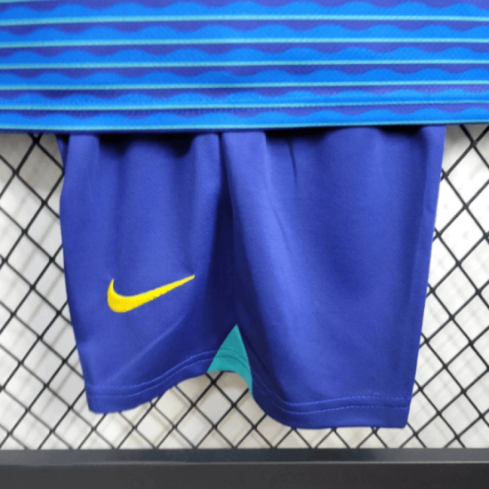 Camiseta Brasil 2024/2025 Visitante Niño Kit
