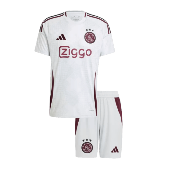 Camiseta Ajax de Ámsterdam 2024/2025 Alternativo Niño Kit