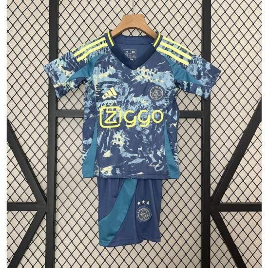 Camiseta Ajax de Ámsterdam 2024/2025 Visitante Niño Kit