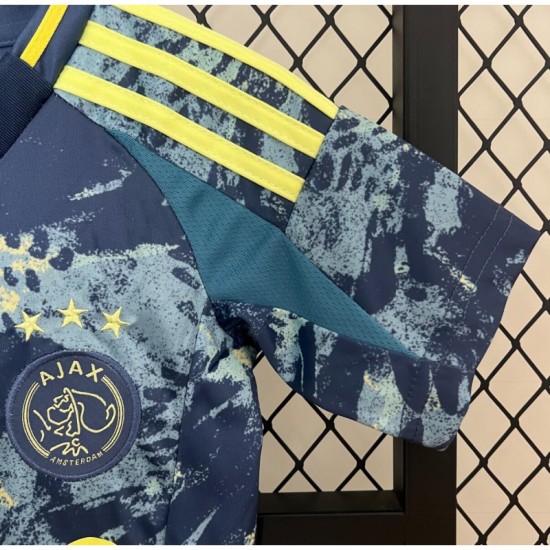 Camiseta Ajax de Ámsterdam 2024/2025 Visitante Niño Kit