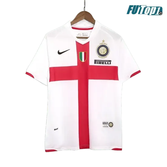 Camiseta Barata Inter de Milán Visitante Segunda Equipación 2007/08 Vintage