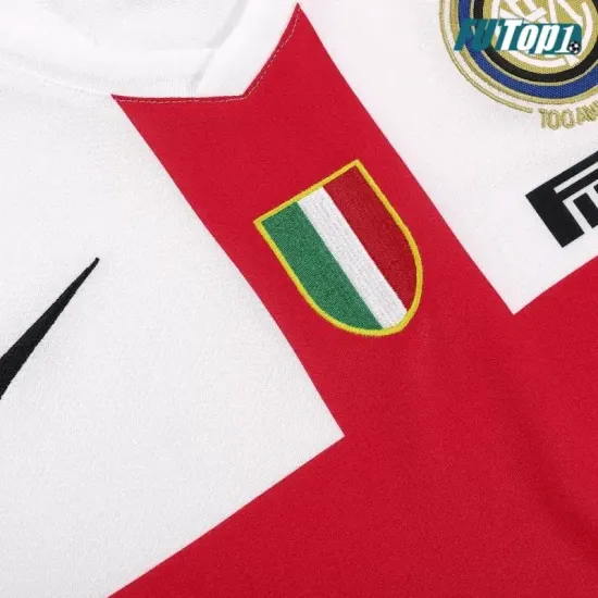 Camiseta Barata Inter de Milán Visitante Segunda Equipación 2007/08 Vintage