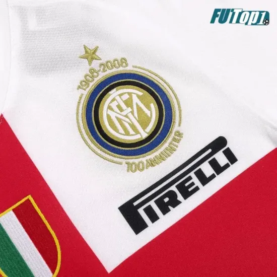 Camiseta Barata Inter de Milán Visitante Segunda Equipación 2007/08 Vintage