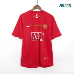 Camiseta de Futbol Vintage RONALDO 7 Manchester United Local 2007/08