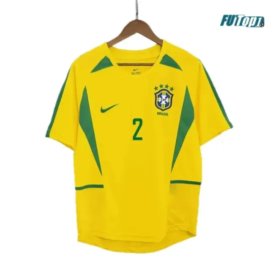 Camiseta CAFU 2 Replica Brasil Primera Equipación 2002/03 Vintage