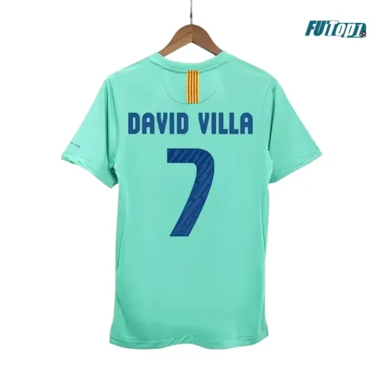 Camiseta DAVID VILLA 7 Calidad THAI Barcelona Segunda Equipación 2010/11 Vintage