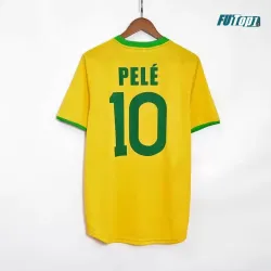 Camiseta PELÉ 10 Calidad THAI Brasil Home 1970 Vintage