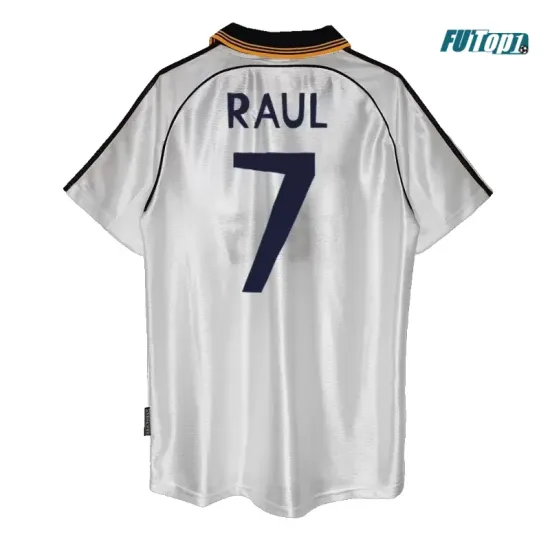 Camiseta RAUL 7 Barata Real Madrid Local 1998/00 Vintage