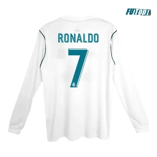 Camiseta RONALDO 7 Futbol Real Madrid Home Primera Equipación 2017/18 Vintage ML