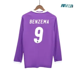Camiseta BENZEMA 9 Replica Real Madrid Away Segunda Equipación 2016/17 Vintage ML