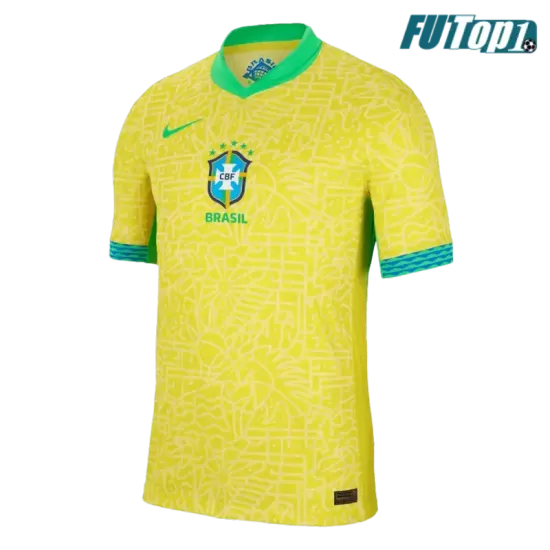 Camiseta Futbol Brasil Primera Equipación 2024 Versión Jugador