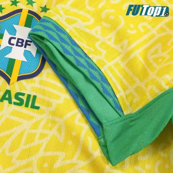 Camiseta Futbol Brasil Primera Equipación 2024 Versión Jugador