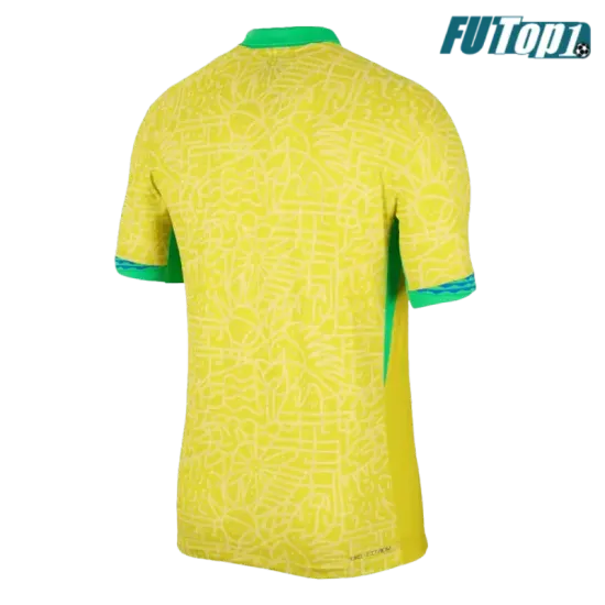 Camiseta Futbol Brasil Primera Equipación 2024 Versión Jugador