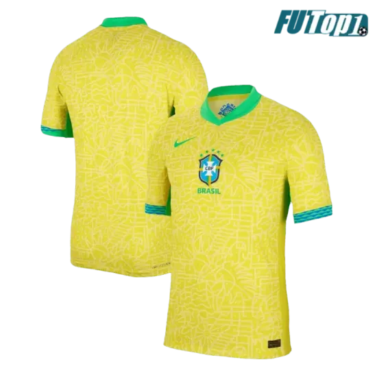 Camiseta Futbol Brasil Primera Equipación 2024 Versión Jugador
