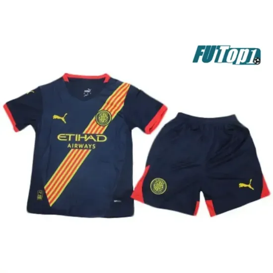 Camiseta Calidad Premium Girona Segunda Equipación 2024/25 Niño