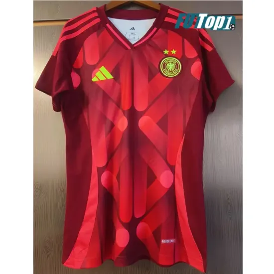 Camiseta Calidad THAI Alemania Equipación la EURO Femenina Visitante Segunda Equipación 2025 Mujer