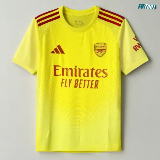 Camiseta Barata Arsenal Portero Amarillo 2025/26