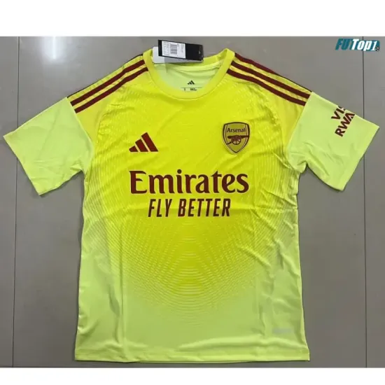 Camiseta Barata Arsenal Portero Amarillo 2025/26