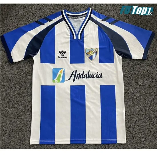 Camiseta Calidad AAA Málaga CF Edición Conmemorativa Azul/Blanco 2025 