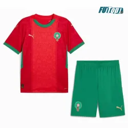 Camiseta Calidad Premium Marruecos Home Primera Equipación 2025 Niño