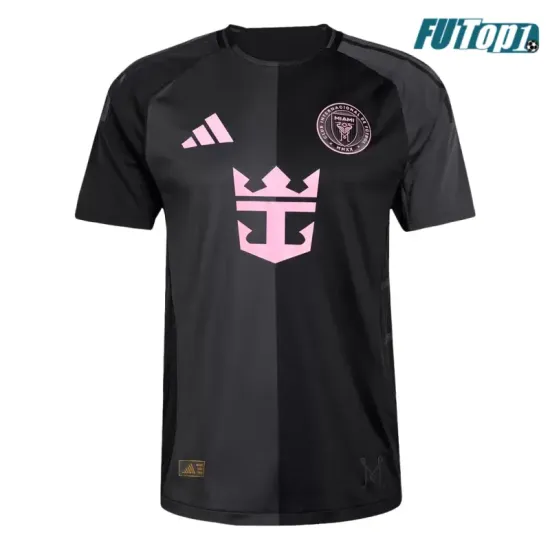 Camiseta Replica Inter Miami Visitante Segunda Equipación MESSI #10 2025/26 