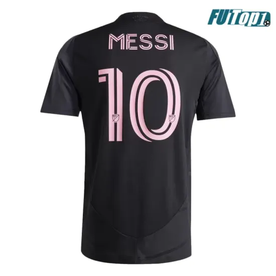 Camiseta Replica Inter Miami Visitante Segunda Equipación MESSI #10 2025/26 