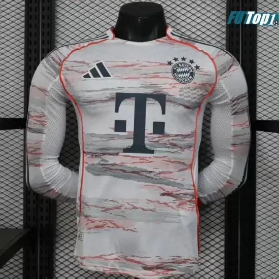 Camiseta Calidad AAA Bayern Múnich Segunda Equipación 2025/26 Versión Jugador ML