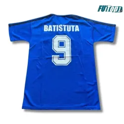 Camiseta BATISTUTA 9 Futbol Argentina Away Segunda Equipación 1994 Vintage