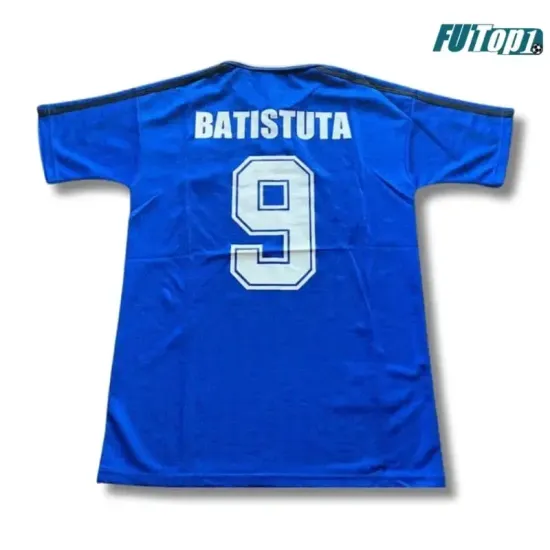 Camiseta BATISTUTA 9 Futbol Argentina Away Segunda Equipación 1994 Vintage