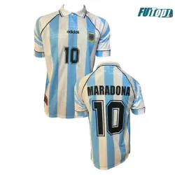 Camiseta MARADONA 10 Calidad THAI Argentina Primera Equipación 1994 Antigua