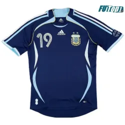 Camiseta MESSI 19 Barata Argentina Segunda Equipación 2006 Retro Clasico