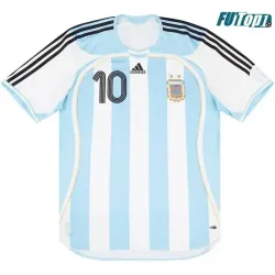 Camiseta RIQUELME 10 Calidad AAA Argentina Visitante Segunda Equipación 2006 Vintage