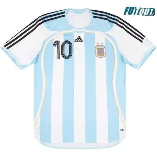 Camiseta RIQUELME 10 Calidad AAA Argentina Visitante Segunda Equipación 2006 Vintage