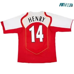 Camiseta Calidad AAA HENRY 14 Arsenal Local 2004/05 Retro Clasico