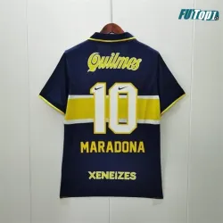 Camiseta Calidad Premium MARADONA 10 Boca Juniors Local Primera Equipación 1996/97 Retro