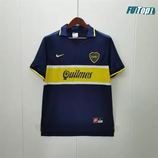 Camiseta Calidad Premium MARADONA 10 Boca Juniors Local Primera Equipación 1996/97 Retro