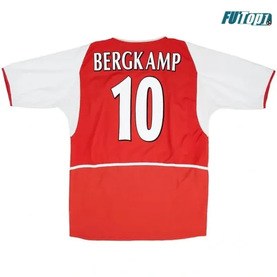Camiseta Calidad THAI BERGKAMP 10 Arsenal Local Primera Equipación 2003/04 Antigua