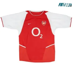 Camiseta Calidad THAI BERGKAMP 10 Arsenal Local Primera Equipación 2003/04 Antigua