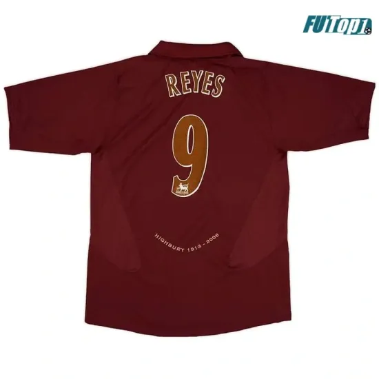Camiseta Calidad THAI REYES 9 Arsenal Home 2005/06 Retro