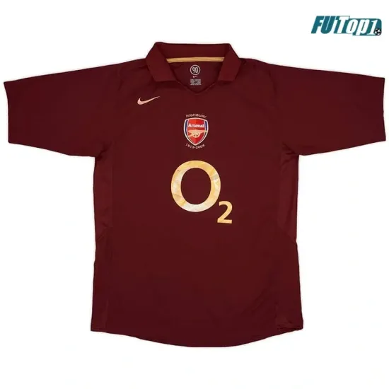 Camiseta Calidad THAI REYES 9 Arsenal Home 2005/06 Retro