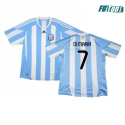 Camiseta DI MARIA 7 Calidad Premium Argentina Home 2010 Antigua