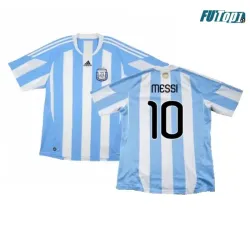 Camiseta Futbol MESSI 10 Argentina Primera Equipación 2010 Retro Clasico