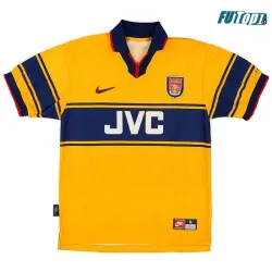 Camiseta Replica BERGKAMP 10 Arsenal Segunda Equipación 1997/99 Antigua